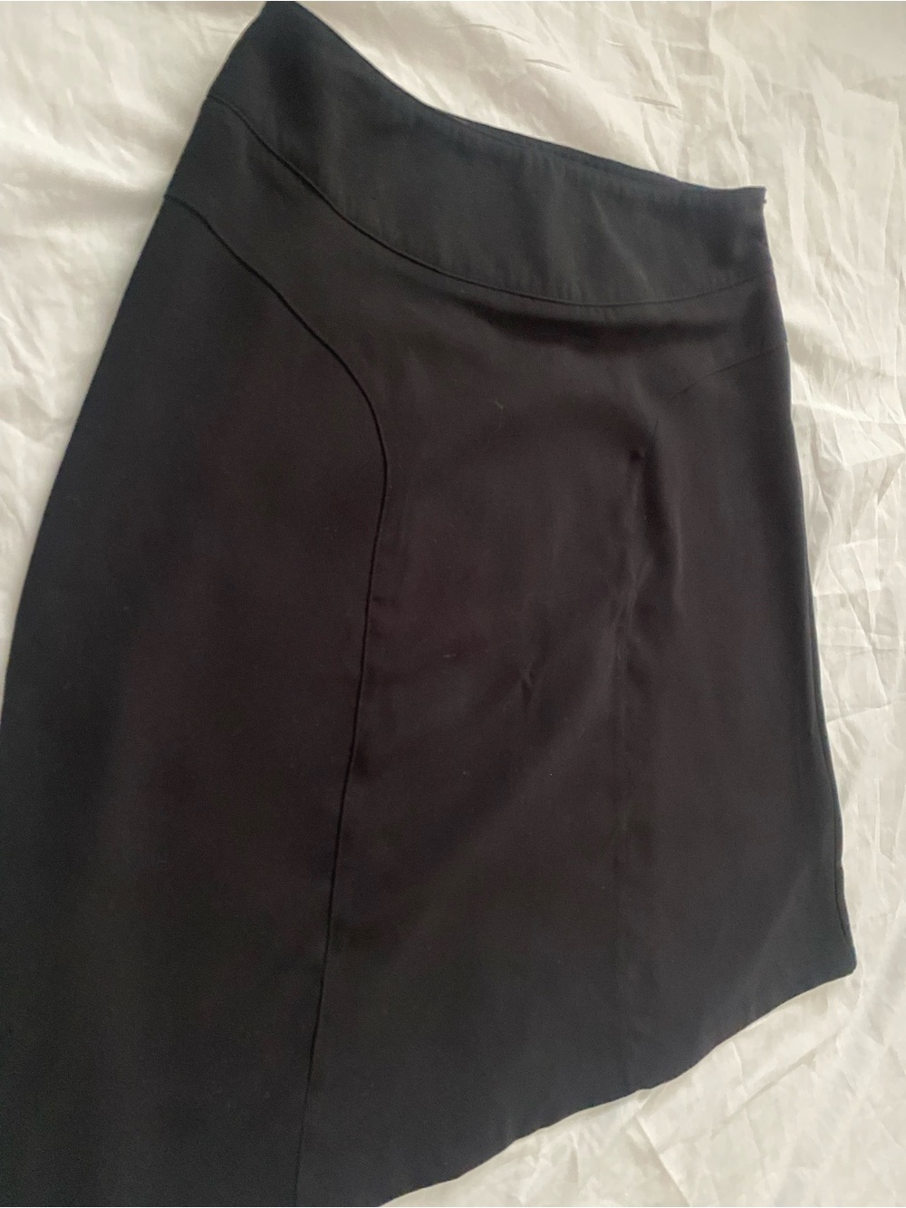 New York & Company Black A-Line Asymmetrical Skirt